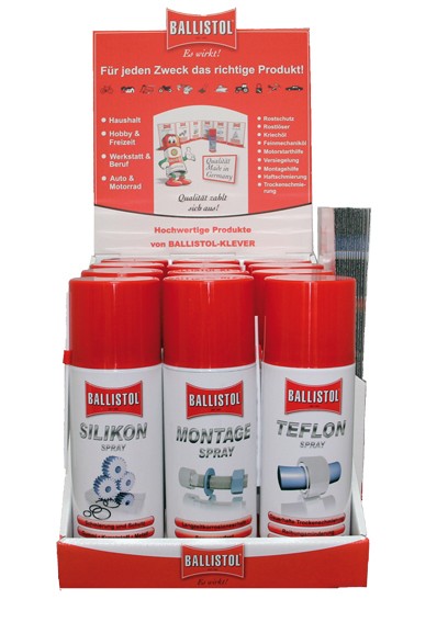 Ballistol Technikspray Verkaufsdisplay