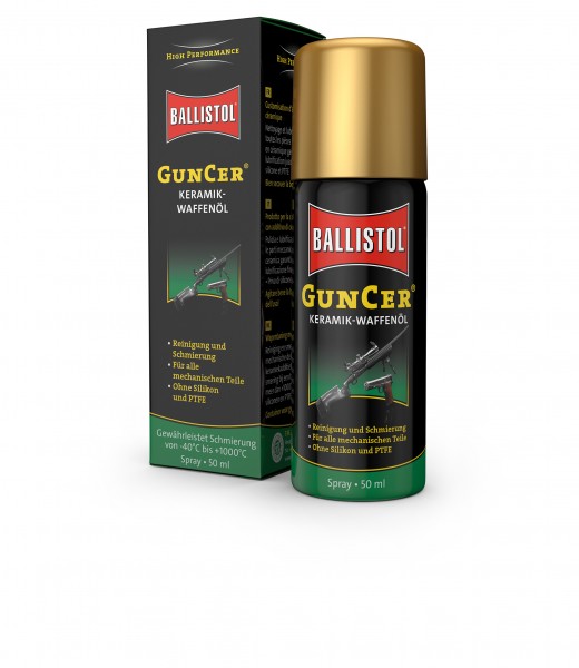 Ballistol GunCer Keramik-Waffenöl Spray 50ml