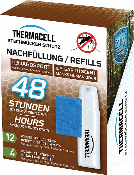 Thermacell Nachfüll-Set "JAGD" für Stechmücken-Schutzgerät E4