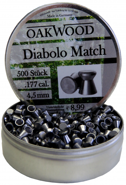 OAKWOOD Diabolos Match 4,5mm