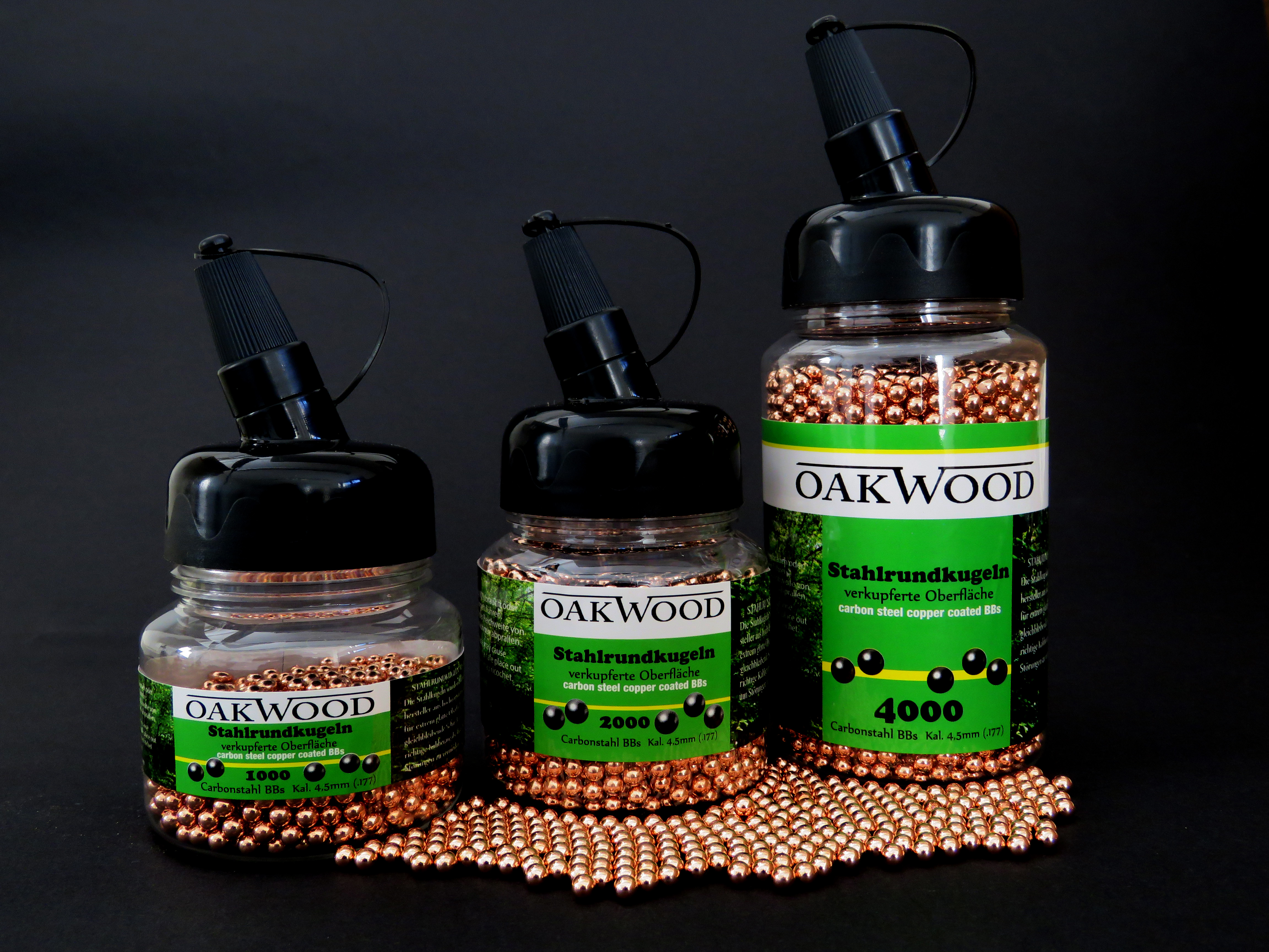 3000 Stahlkugeln 4,5mm - 2x1500 Stück Für Luftdruckwaffen & CO₂ Pistolen